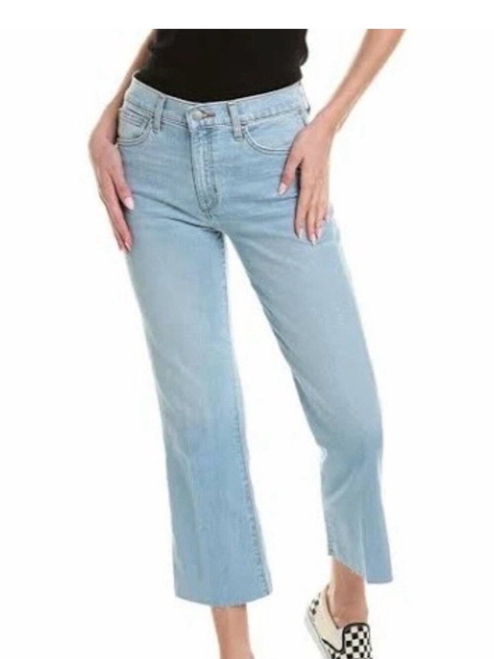 NWT Joe's Jeans Light Blue High-Rise Mary Kate Straight Crop Jeans size 27